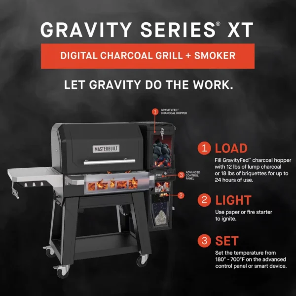 Gravity Series XT Digital Charcoal Grill