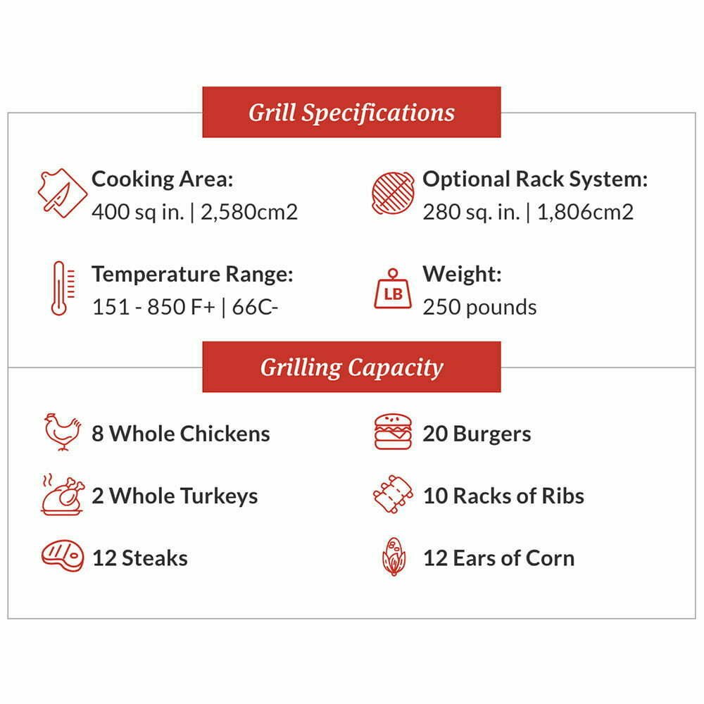 Primo Oval XL 400 Charcoal Ceramic Kamado Grill